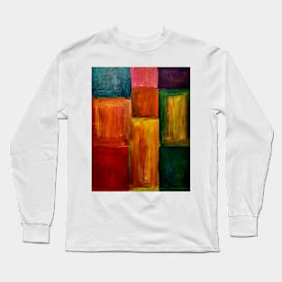 Abstract painting of colorblock Long Sleeve T-Shirt